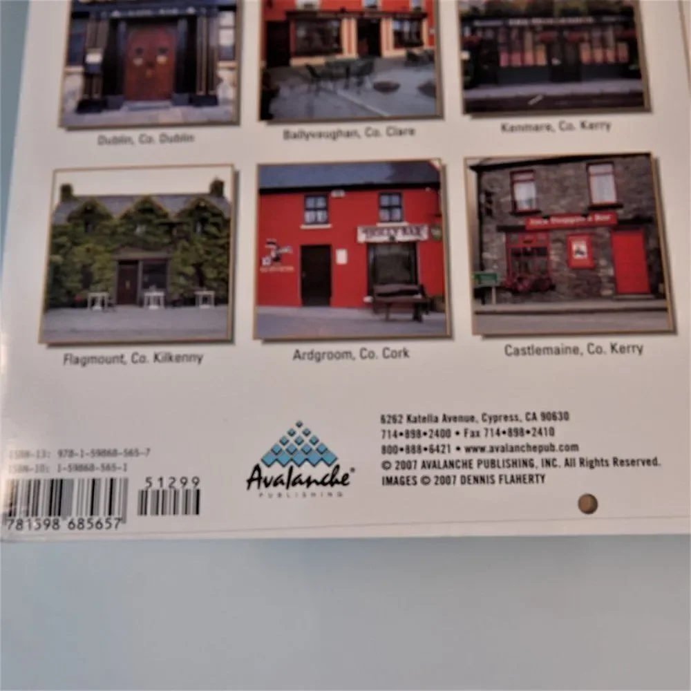 Irish Pubs 2008 Calendar Repeats In 2036